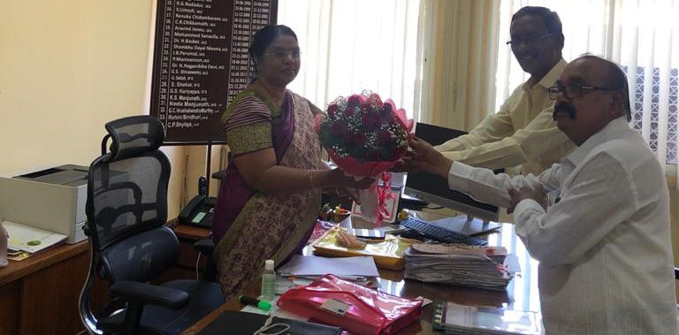 Meeting Sericulture Commissioner